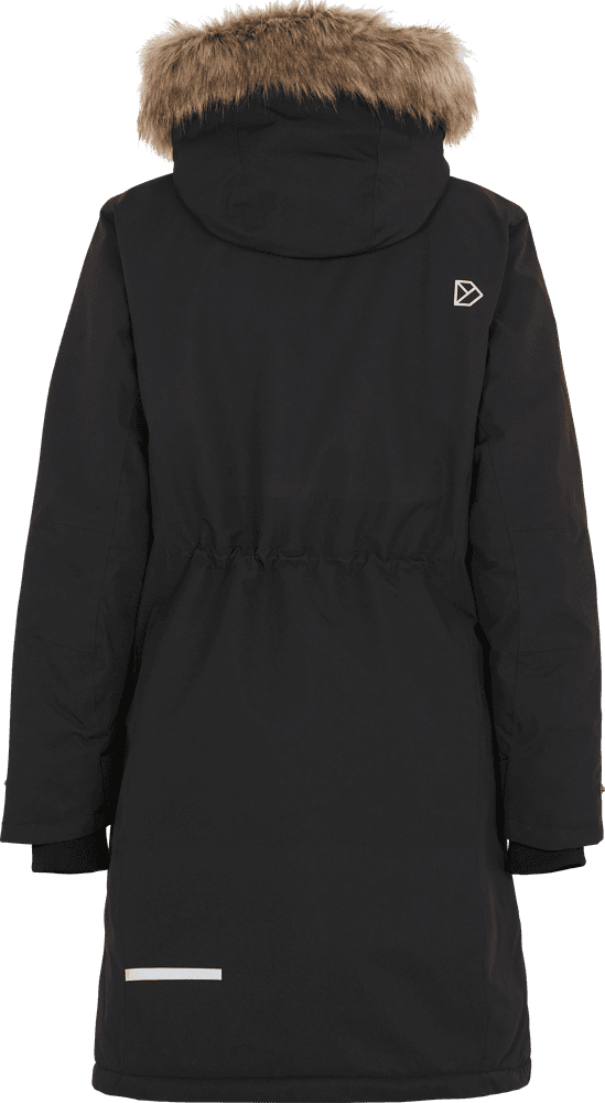 Erika Parka 3 naisten topattu parkatakki, musta, view: 1
