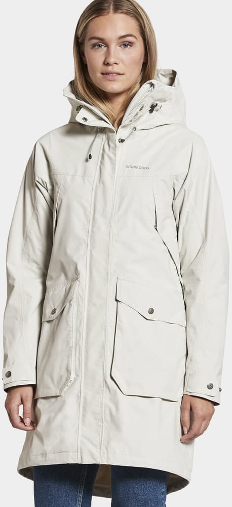 Thelma Parka 7 naisten parkatakki, Silver White, view: 2