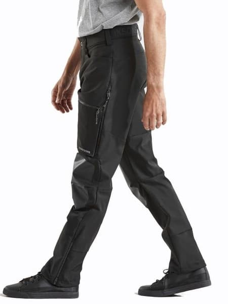 Isac -tekniset ulkoiluhousut, unisex, musta, view: 3