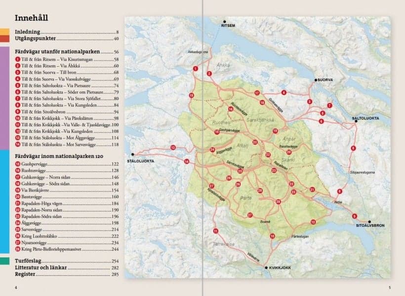 Fjällvandra i Sarek 2:a upplagan -vaella Sarekissa ,toinen painos, view: 1
