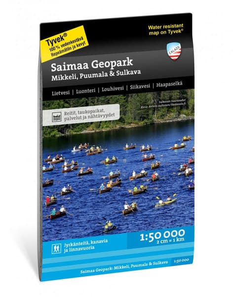 Saimaa GeoPark Mikkeli, Puumala & Sulkava 1:50 000, productDetailPage.view: 0