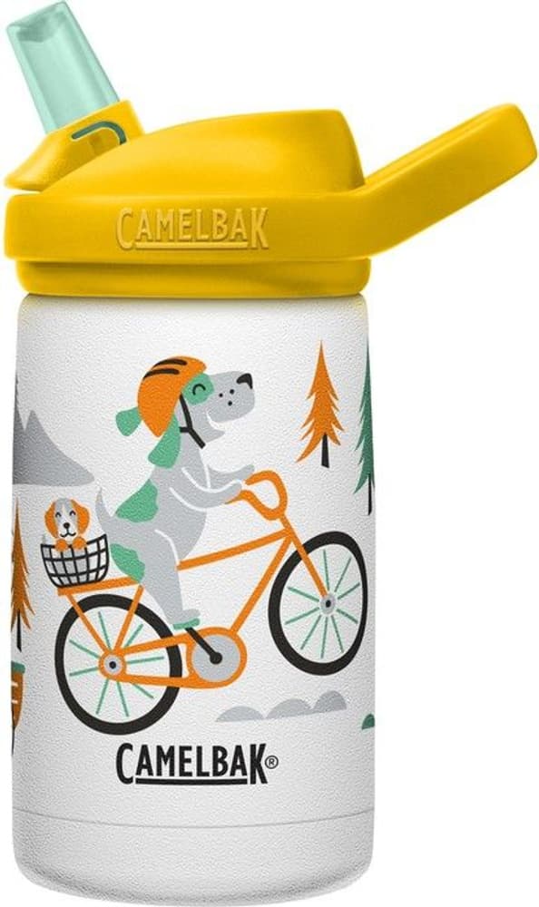 Eddy+ Kids Insulated pullo, 0,35L, Biking Dogs, view: 0