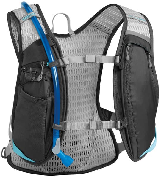 Women's Chase Bike Vest naisten juomareppu/liivi, tummanharmaa/sinivihreä, view: 1