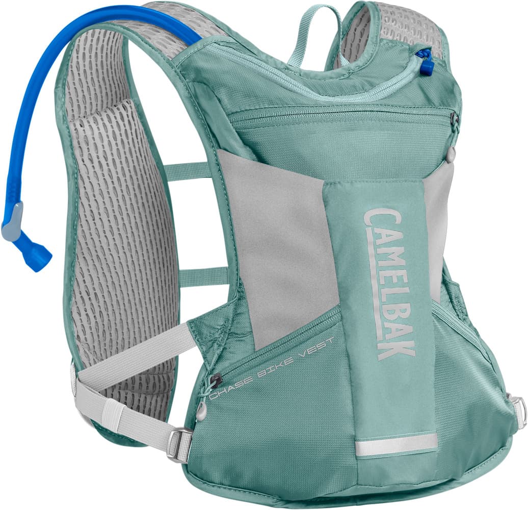 Women's Chase Bike Vest naisten juomareppu/liivi, vaalea mintunvihreä/hopea, view: 0