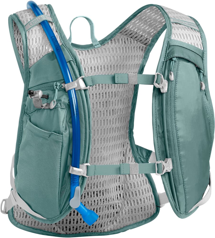 Women's Chase Bike Vest naisten juomareppu/liivi, vaalea mintunvihreä/hopea, view: 1