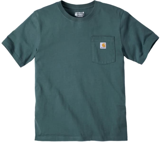 Pocket S/S T-Shirt paita, Frosted Green, view: 0