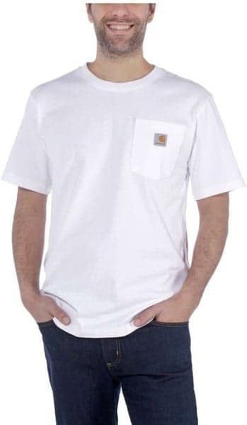 Pocket S/S T-Shirt miesten t-paita, valkoinen, view: 1