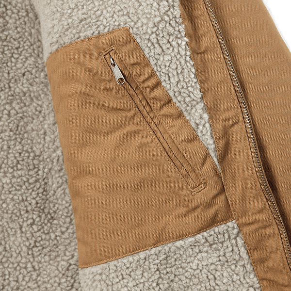 Washed Duck Sherpa Lined Jacket takki, Carhartt® Brown, view: 5