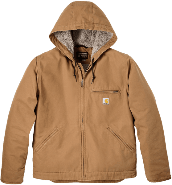 Washed Duck Sherpa Lined Jacket takki, Carhartt® Brown, view: 0