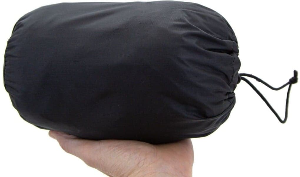 Grizzly Mid Zip fleecemakuupussi, musta, view: 2