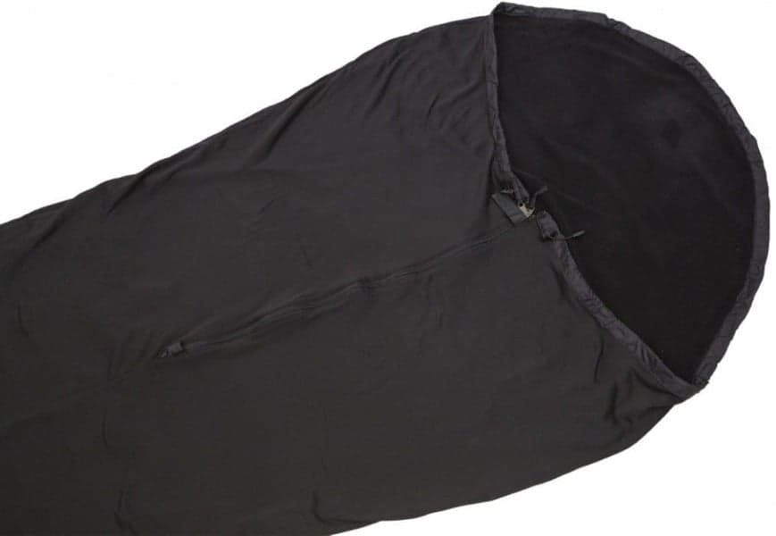 Grizzly Mid Zip fleecemakuupussi, musta, view: 1