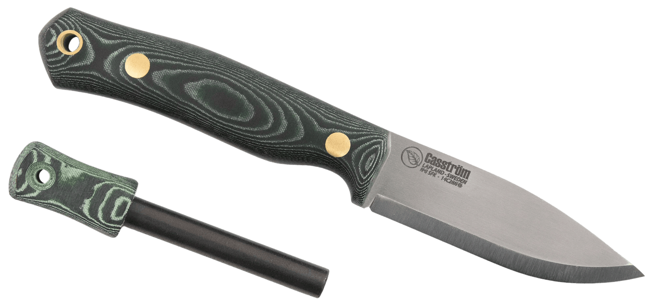 No.8 SFK Grön Micarta veitsi tuluksilla, view: 0