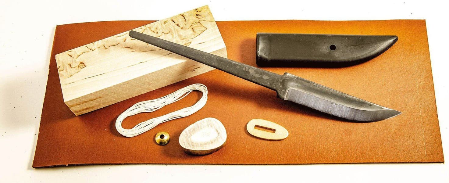 Scandinavian Knife Making Kit - tee itse puukko ja tuppi!, view: 0