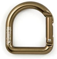 No.3 Dangler -karabiinihaka, antiikkimessinki - view: 0