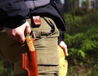 No.3 Dangler -karabiinihaka, antiikkimessinki - view: 2