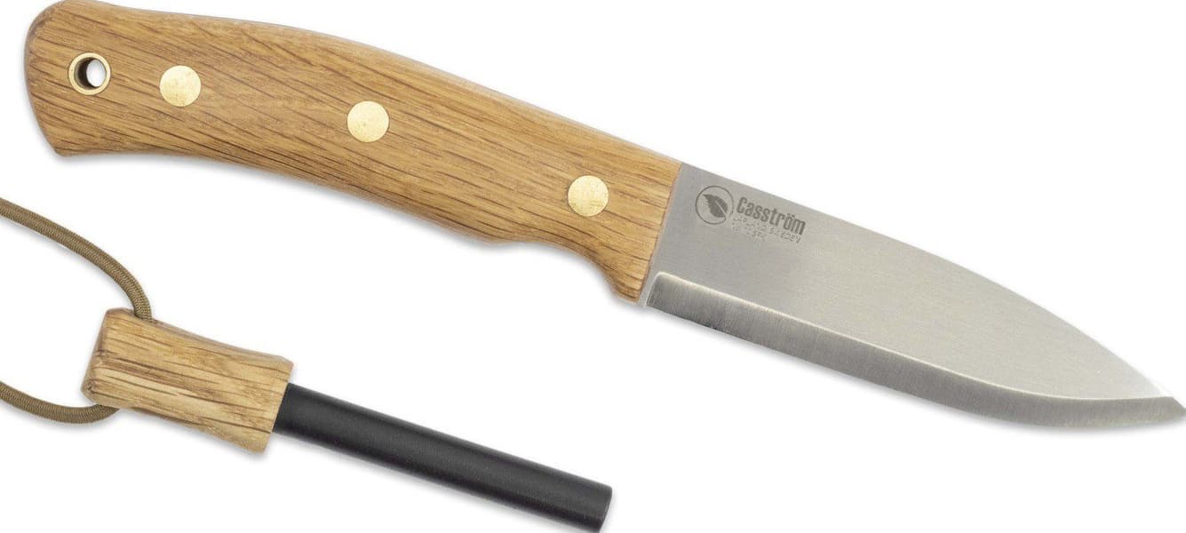 No.10 Swedish Forest Knife Sleipner puukko kipinäraudalla, Oak/Scandi, productDetailPage.view: 0
