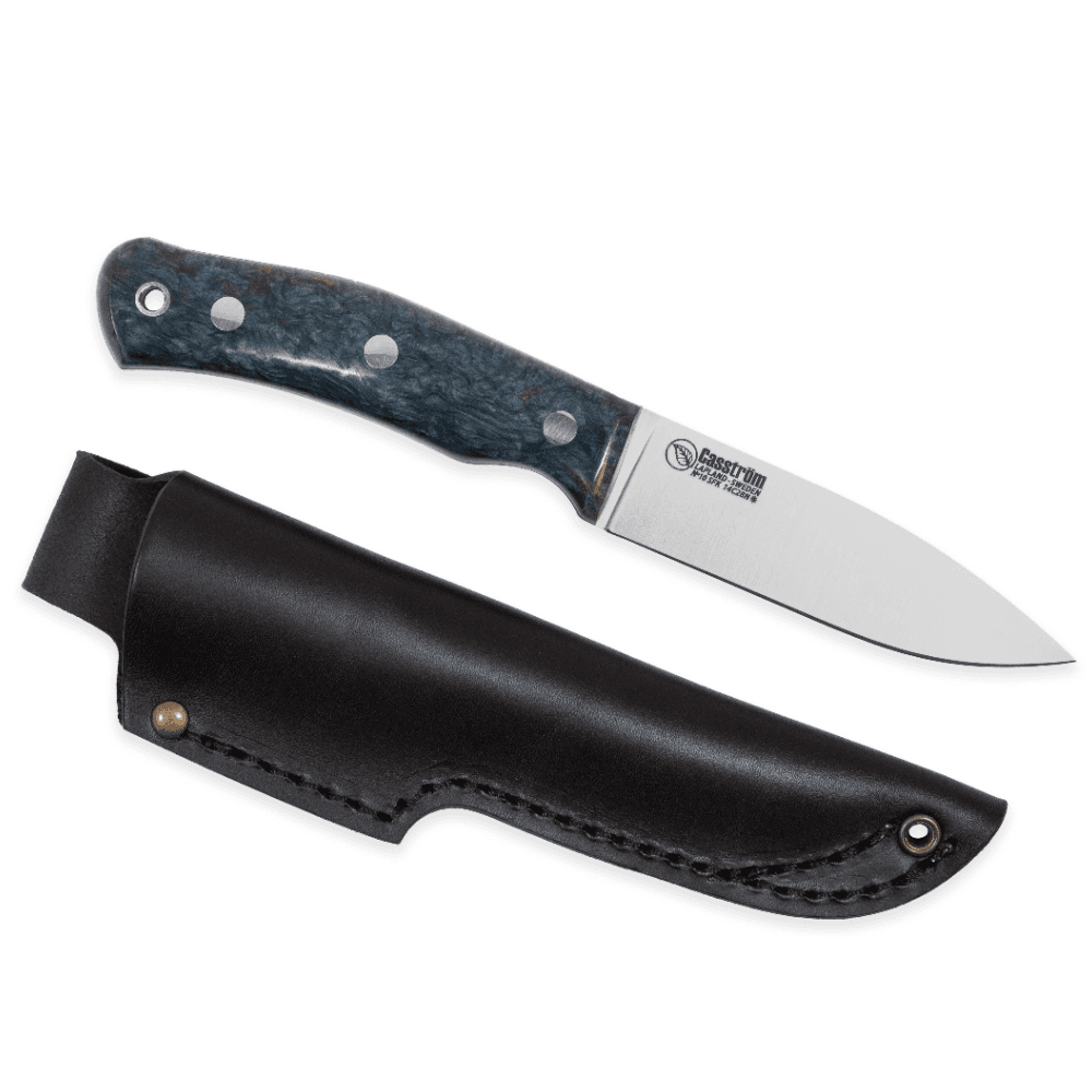 No.10 Swedish Forest Knife Sandvik 14C28N puukko, Full Flat, view: 0