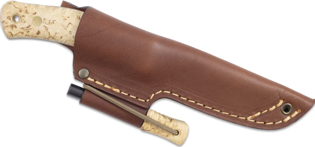 No.10 Swedish Forest Knife Sandvik 14C28N puukko kipinäraudalla, Masur/Scandi, view: 1