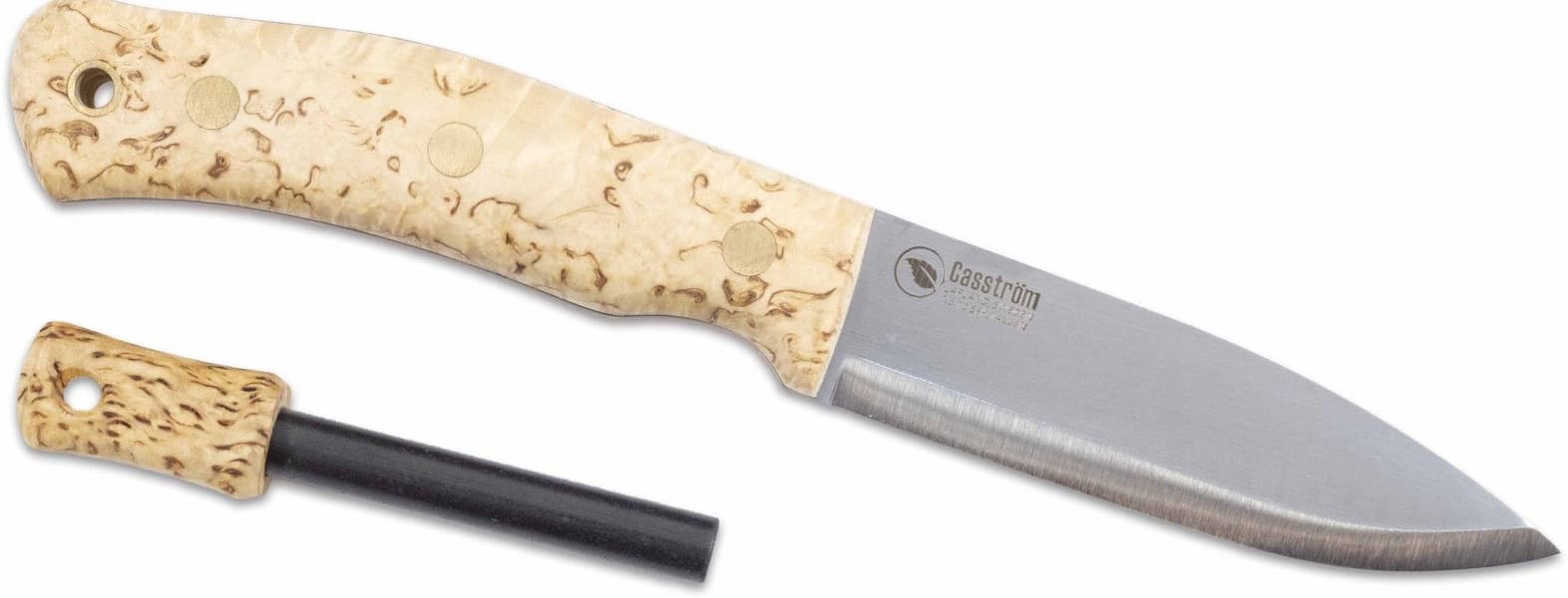 No.10 Swedish Forest Knife Sandvik 14C28N puukko kipinäraudalla, Masur/Scandi, view: 0