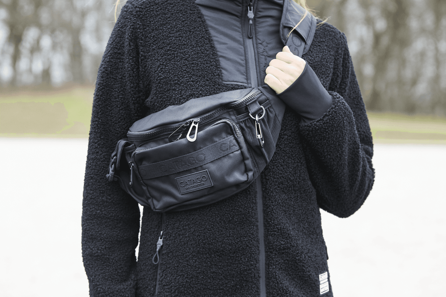 vyölaukku, musta, view: 2