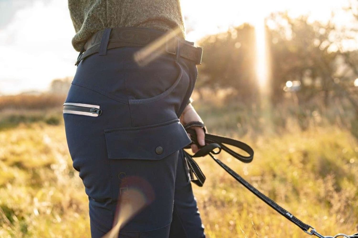 Trainer Pants ulkoiluhousut, tummansininen, view: 7