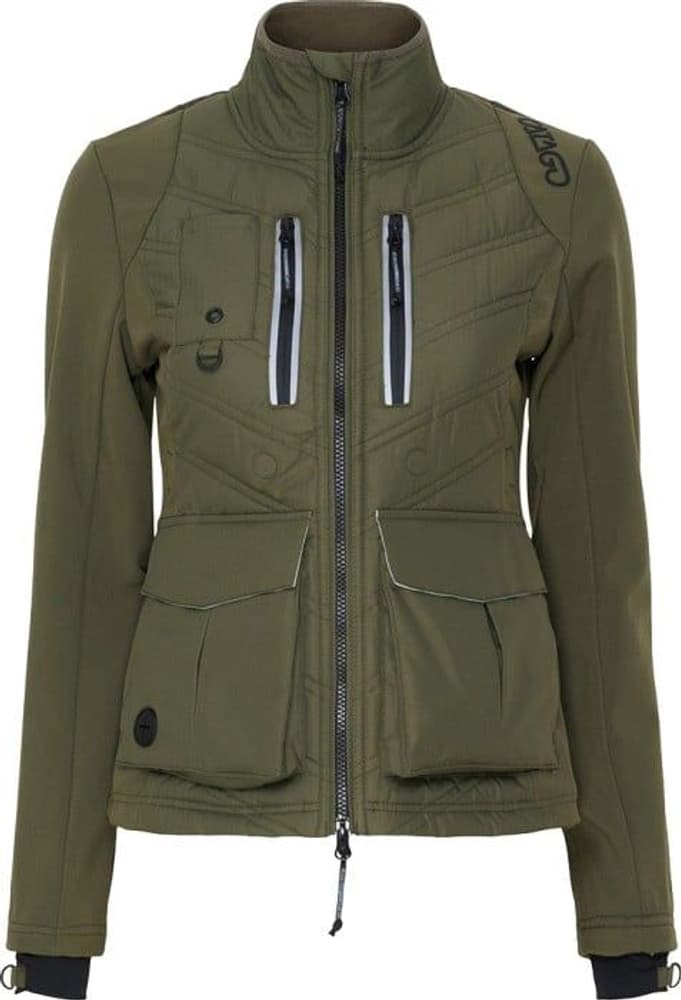 Trainer Short Jacket naisten ulkoilutakki, vihreä, view: 0