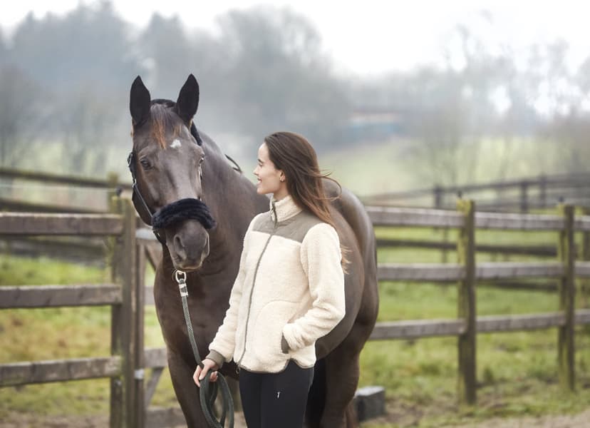 Paula Faux Fur Jacket naisten takki, Sandshell, view: 2