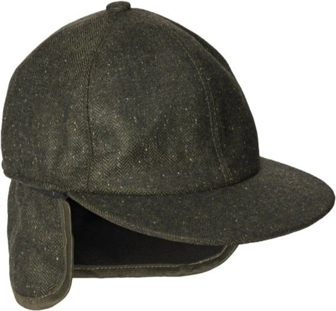 Blake Cap metsästyslippis, unisex, Dark Green Harringbone, view: 2