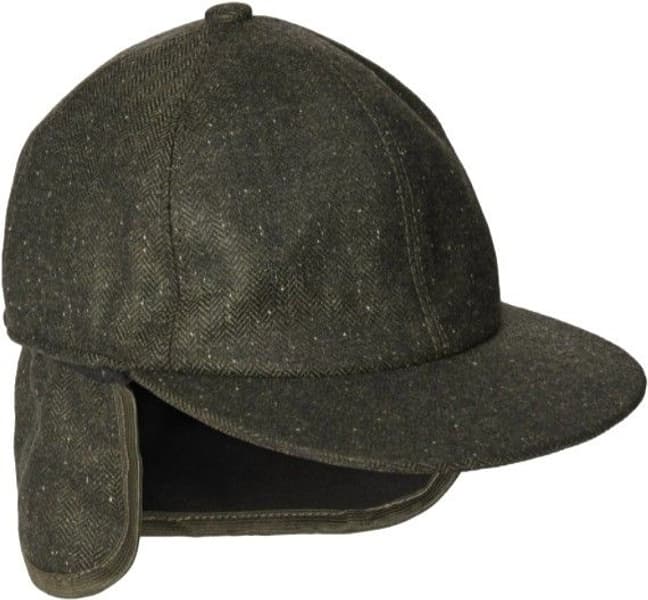 Blake Cap metsästyslippis, unisex, Dark Green Harringbone, view: 2
