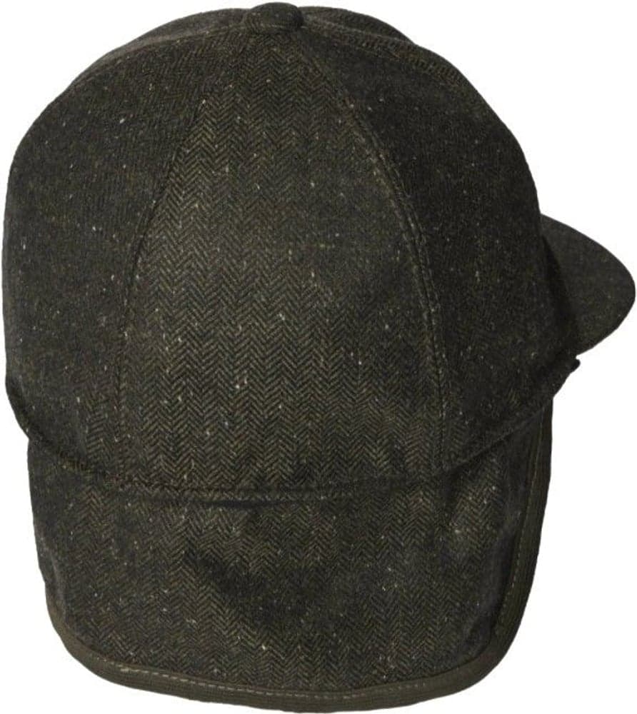 Blake Cap metsästyslippis, unisex, Dark Green Harringbone, view: 3