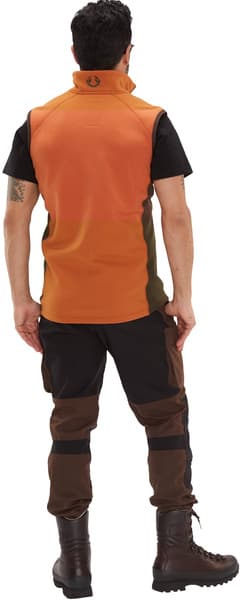 Lenzie Fleece Orange/Brown, view: 2