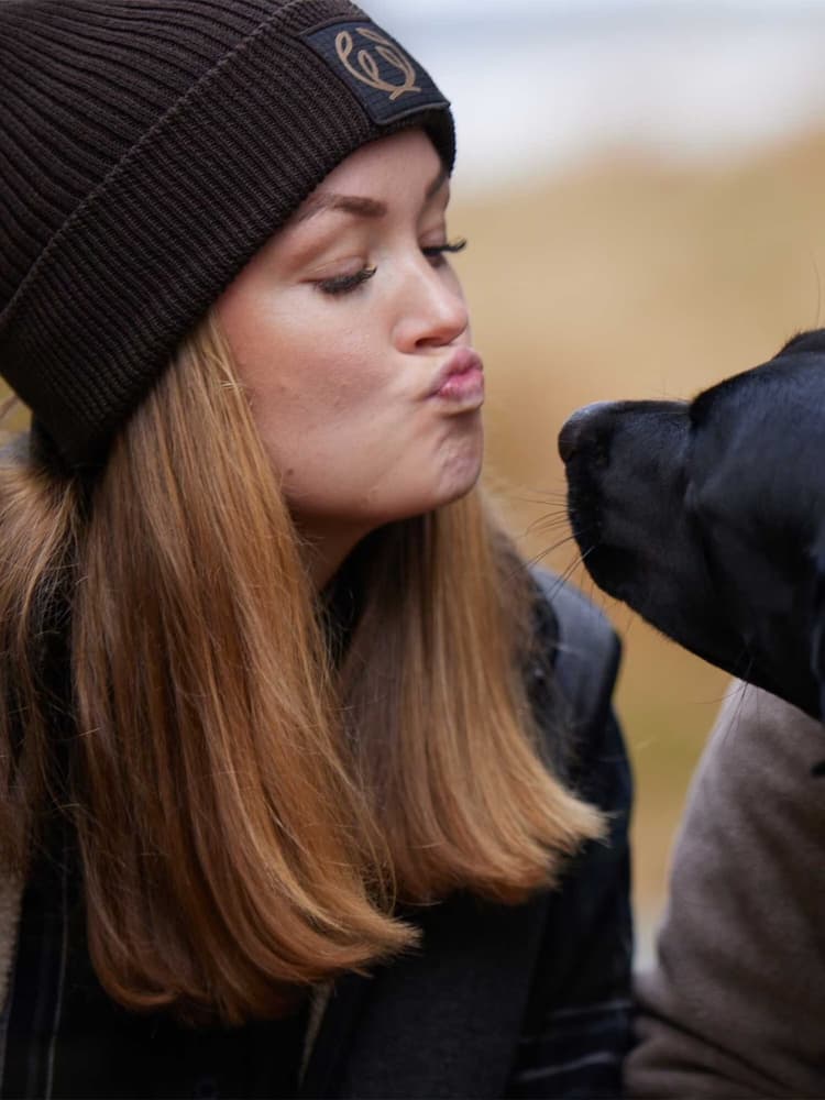 Symbol Beanie pipo, Leather Brown, view: 1