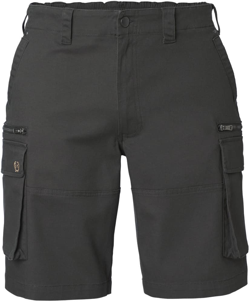 Jay Shorts puuvillaiset shortsit, tummanharmaa, view: 0