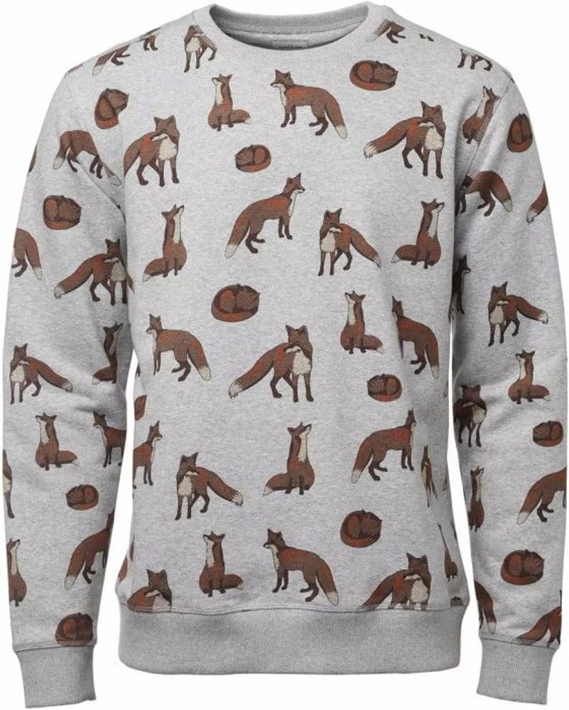 Fox Sweater Men Fox Print, view: 0