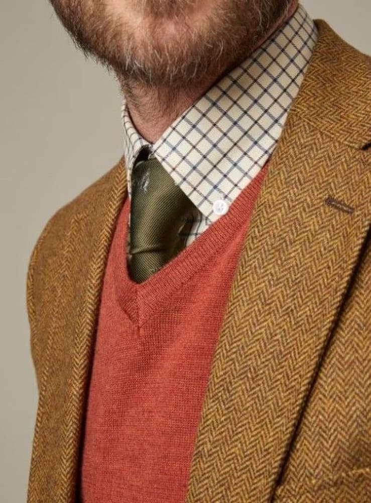 Ducks Tie & Hanky Set Green, view: 2