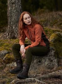 Tay naisten fleecetakki, tummanruskea - view: 1