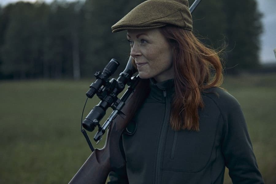 Tay Fleece -paita naisille, tummanvihreä, view: 5