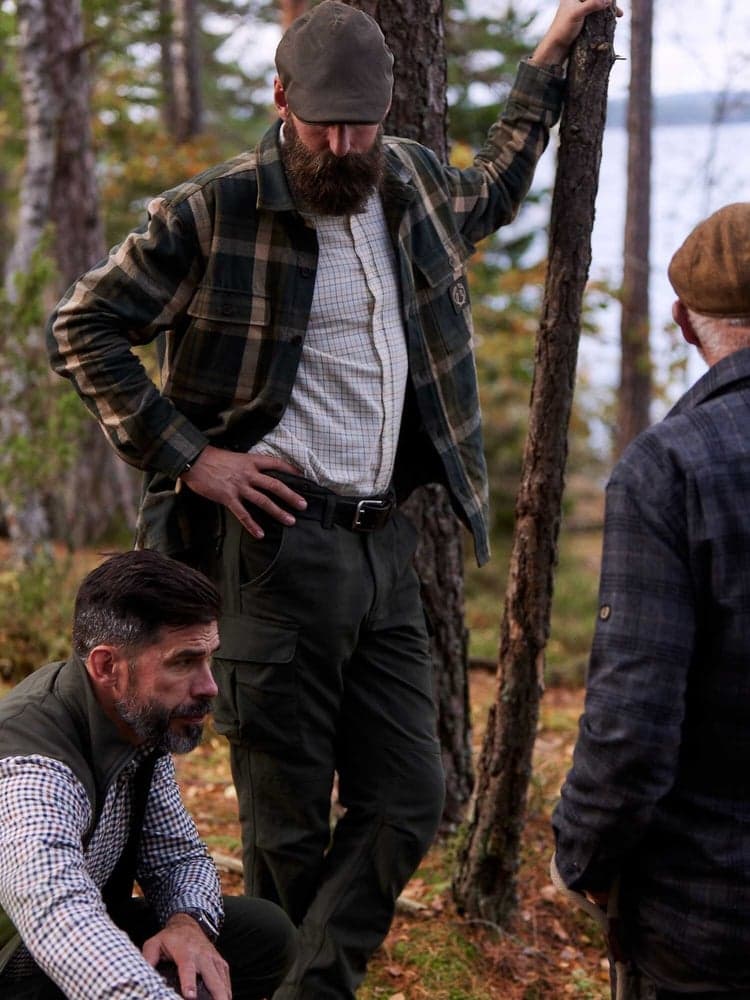 Axe Overshirt paita, Green Checked, view: 4