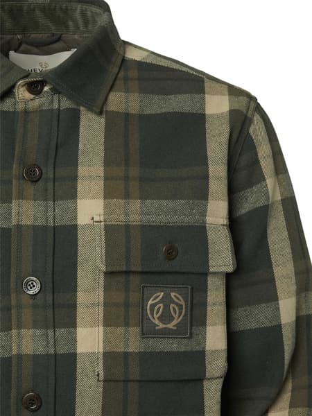 Axe Overshirt paita, Green Checked, view: 2