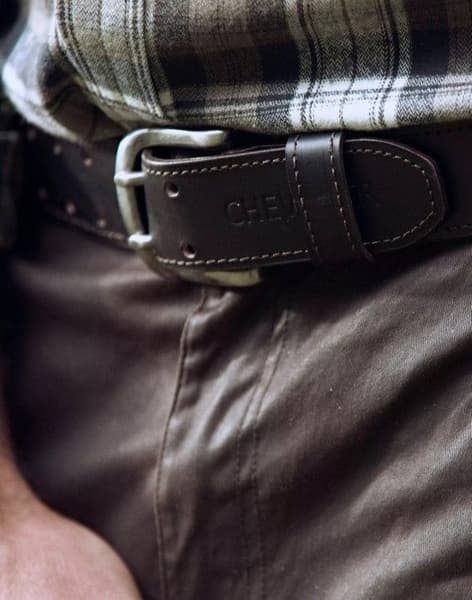 Barrow -nahkavyö, ruskea, view: 2