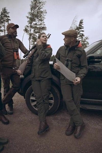 Griffon -naisten metsästyshousut, tummanvihreä, view: 6