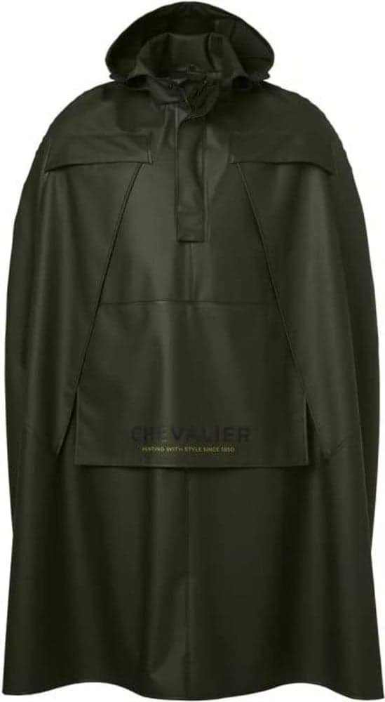 Stratus Rain Poncho -sadetakki, unisex, tummanvihreä, view: 0