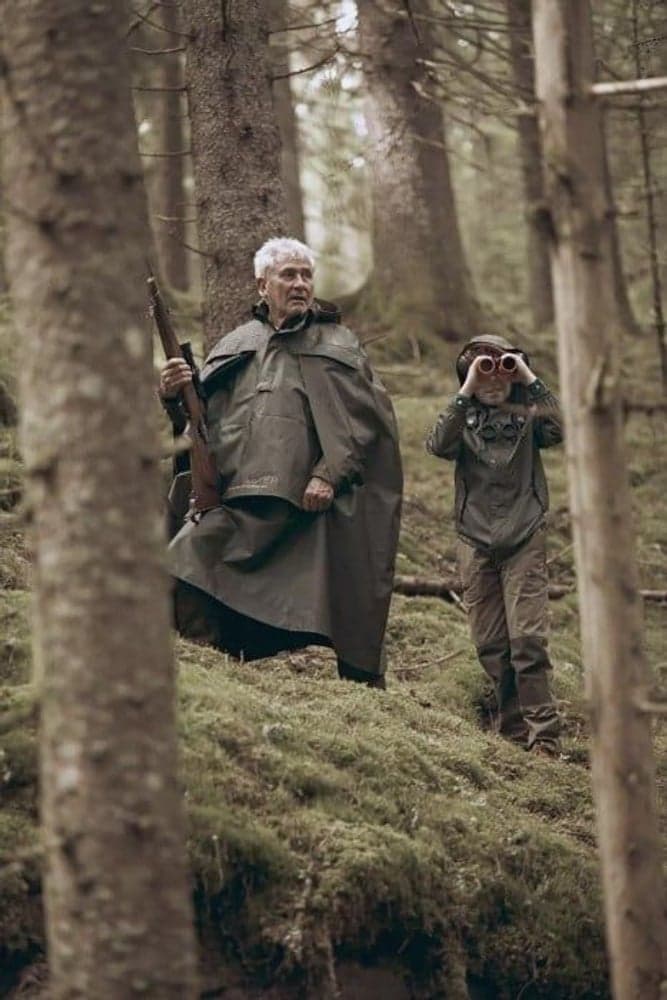 Stratus Rain Poncho -sadetakki, unisex, tummanvihreä, view: 3