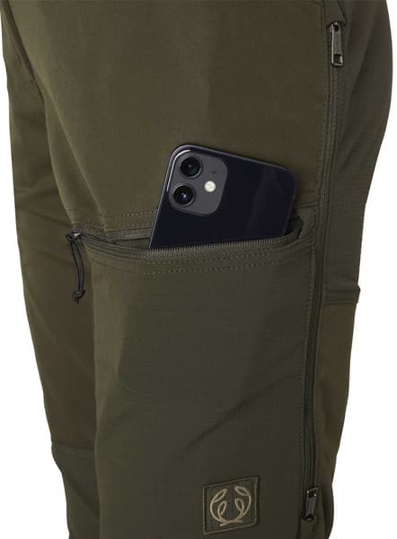 Spey Stretch Pants naisten metsästyshousut, Tobacco Green, view: 4