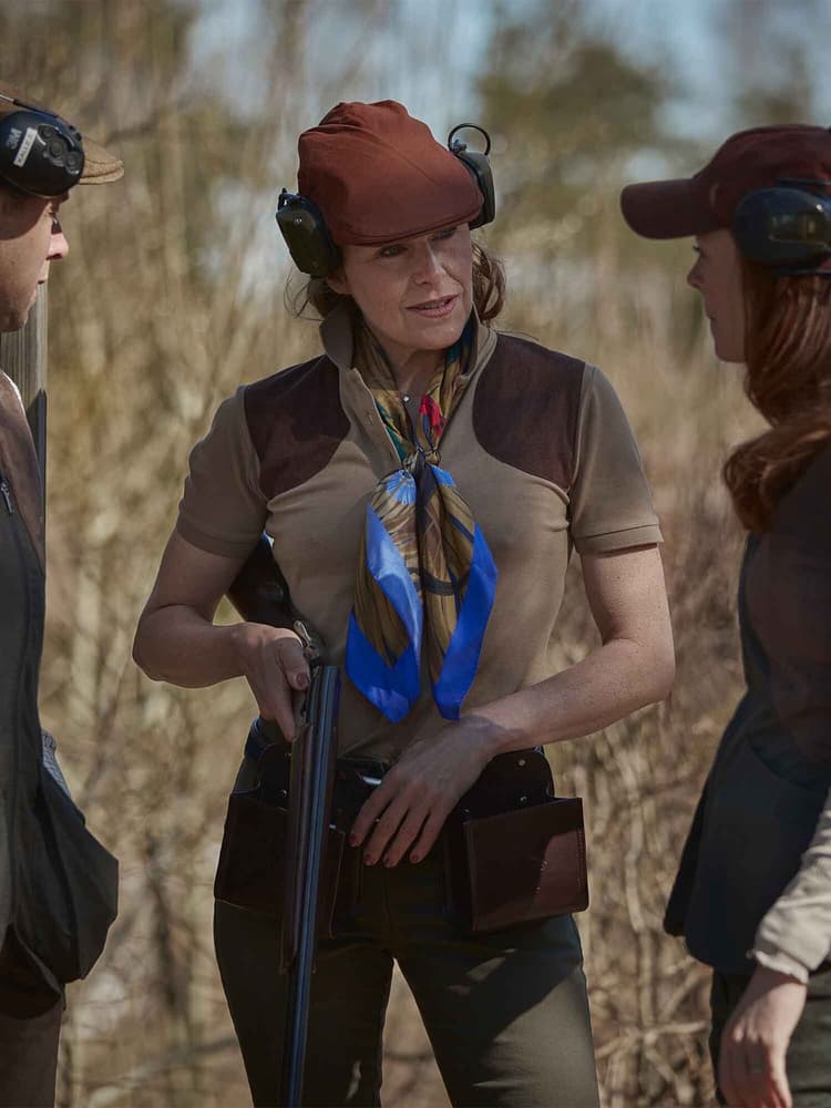 Berry Polo Shirt Women naisten pikeepaita, vaaleanruskea, view: 1