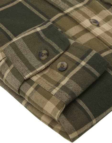 Heron Flannel Shirt paita, Evergreen Checked, view: 3