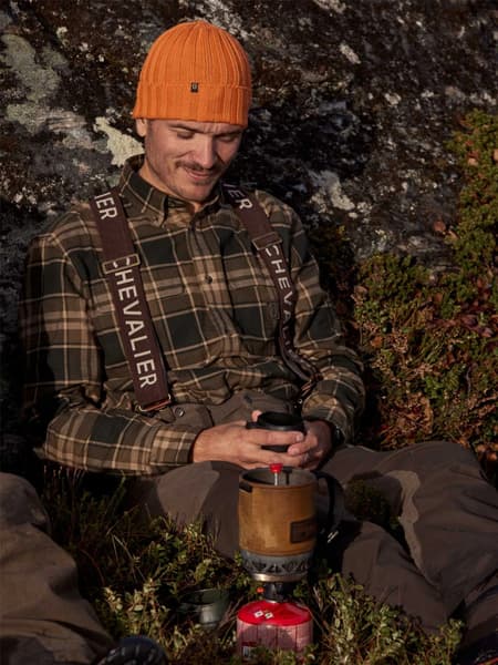 Heron Flannel Shirt paita, Evergreen Checked, view: 4