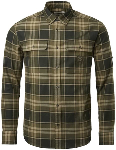 Heron Flannel Shirt paita, Evergreen Checked, view: 0