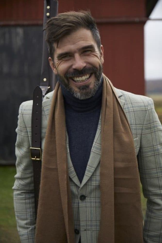 Wiston Tweed Blazer, Willow Green Checked, view: 6