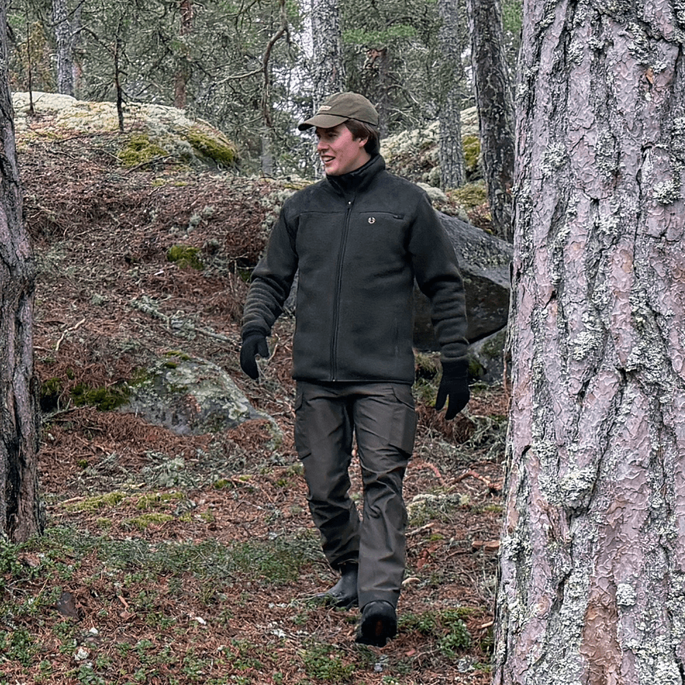 Brodie Fleece Jacket fleecetakki, tummanvihreä, view: 6
